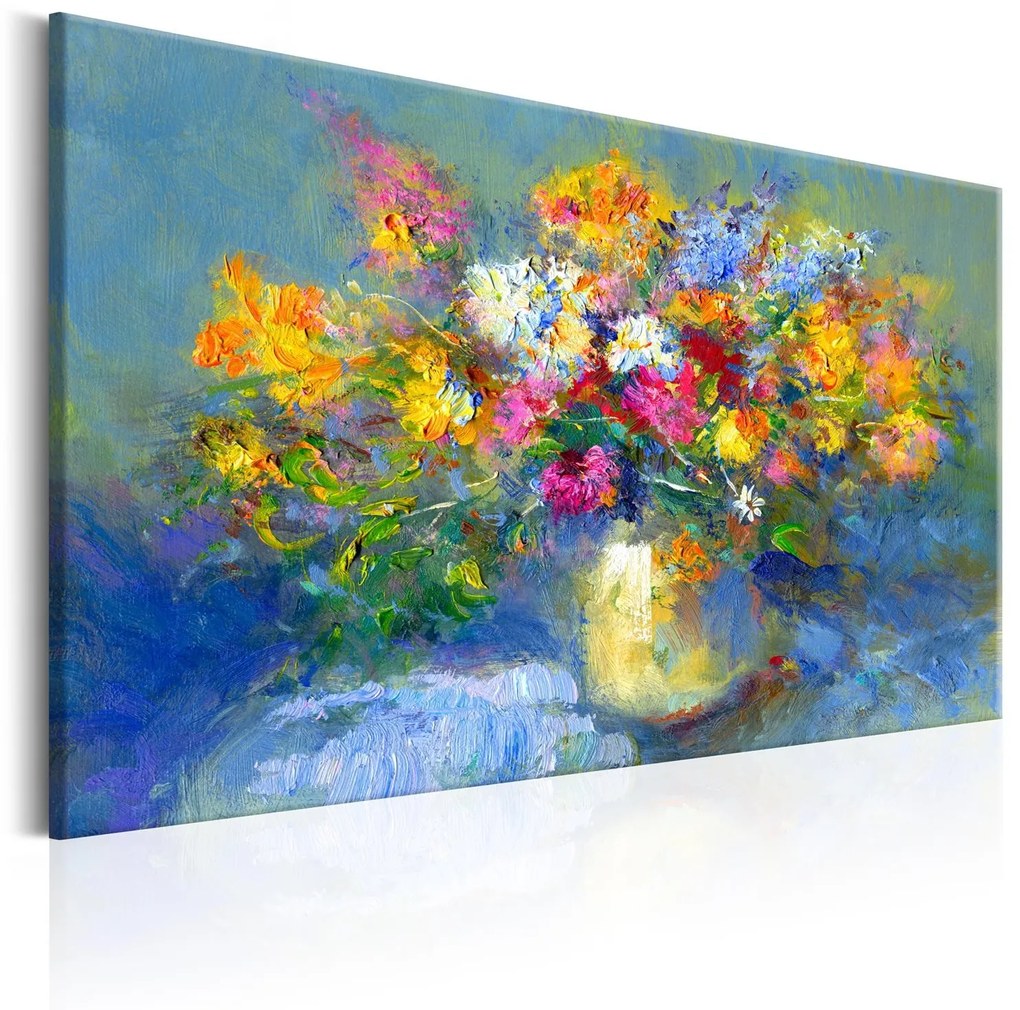 Χειροποίητα ζωγραφισμένος πίνακας -  Autumn Bouquet 90x60