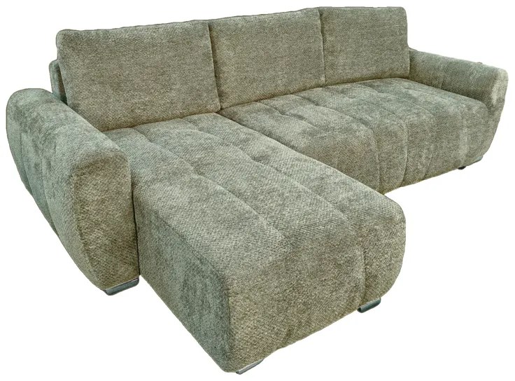 Intrahome Γωνιακός αναστρέψιμος καναπές-κρεβάτι Vivad Intrahome ύφασμα σε μέντα απόχρωση 275x164x91εκ | SKU: INTRAPA-482111113