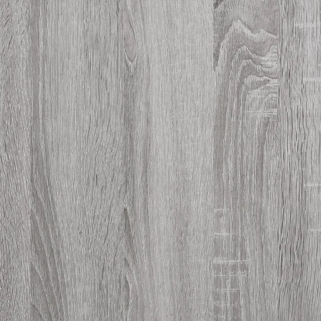 Ντουλάπι Γκρι Sonoma 80x30x119,5 εκ. από Επεξεργασμένο Ξύλο - Γκρι