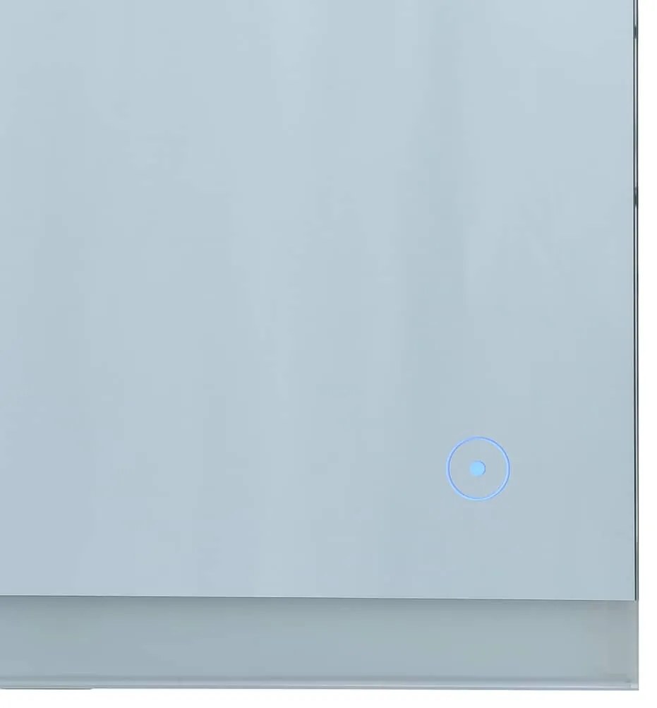 vidaXL Καθρέφτης Μπάνιου Τοίχου με LED/Αισθητήρα Κίνησης 80 x 60 εκ.