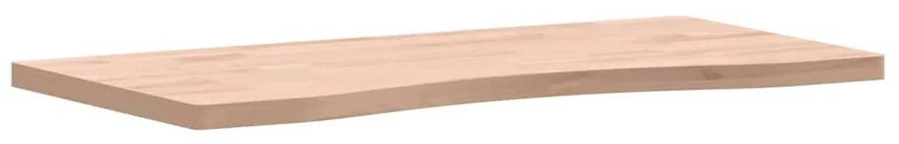 vidaXL Επιφάνεια Εργασίας 80x(36-40)x2,5 εκ. από Μασίφ Ξύλο Οξιάς