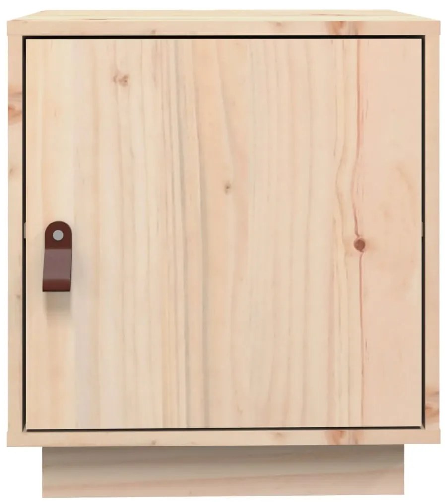 vidaXL Κομοδίνα 2 τεμ. 40 x 34 x 45 εκ. από Μασίφ Ξύλο Πεύκου