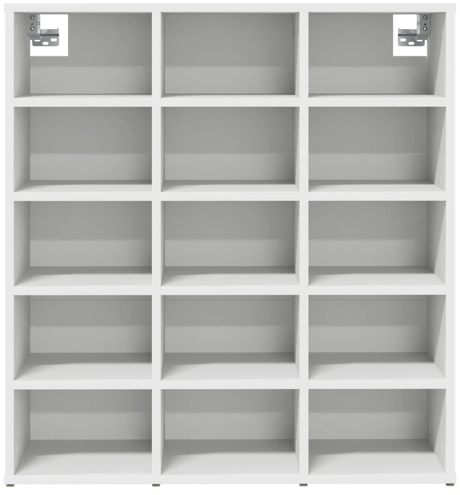 vidaXL Ντουλάπα Παπουτσιών Λευκό 52.5 x 30 x 50 εκ. Επεξεργασμένο ξύλο