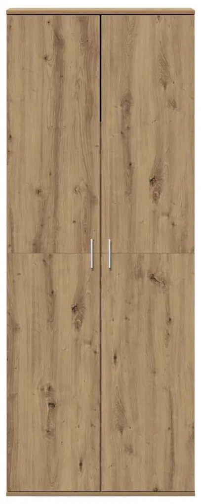 vidaXL Υψηλόμπαρο artisan δρυς 70 x 35 x 180 εκ. Επεξεργασμένο ξύλο
