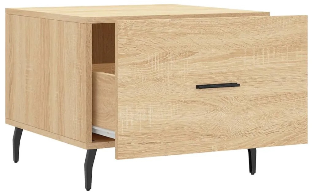 vidaXL Τραπεζάκια Σαλονιού 2 τεμ Sonoma Δρυς 50x50x40 εκ Επεξ. Ξύλο