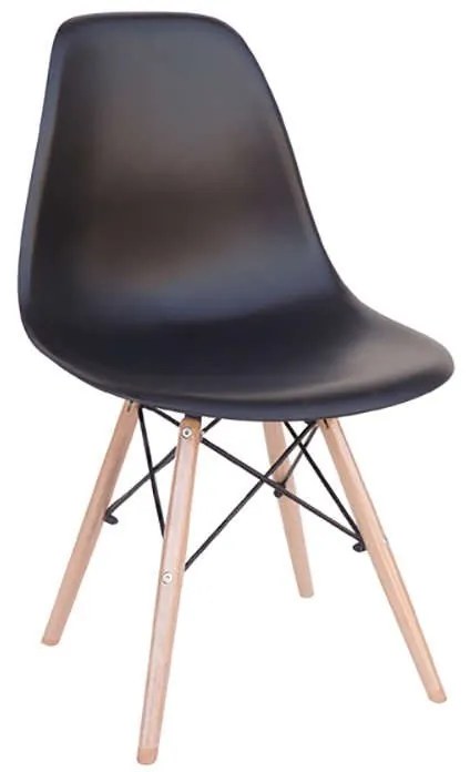 LOFT ΚΑΡΕΚΛΑ BLACK PP Το προϊόν πωλείται ως σετ 4 τεμαχιων