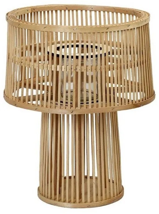 Φανάρι KAD110 Bamboo M 30cm Beige Espiel Bamboo,Wood