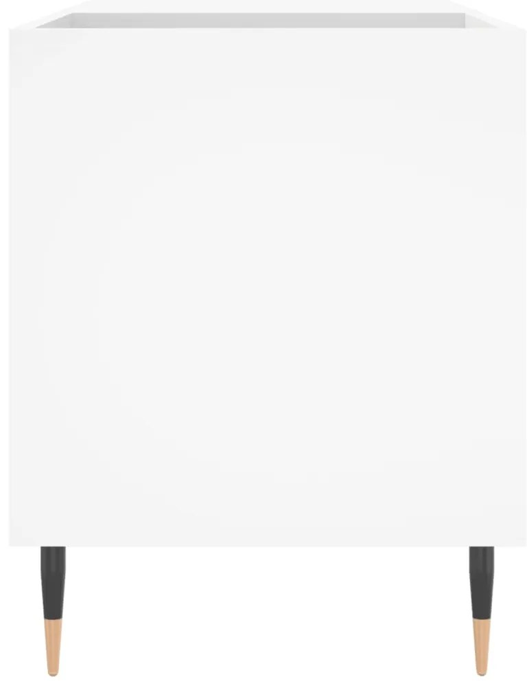 vidaXL Δισκοθήκη Λευκή 85 x 38 x 48 εκ. από Επεξεργασμένο Ξύλο