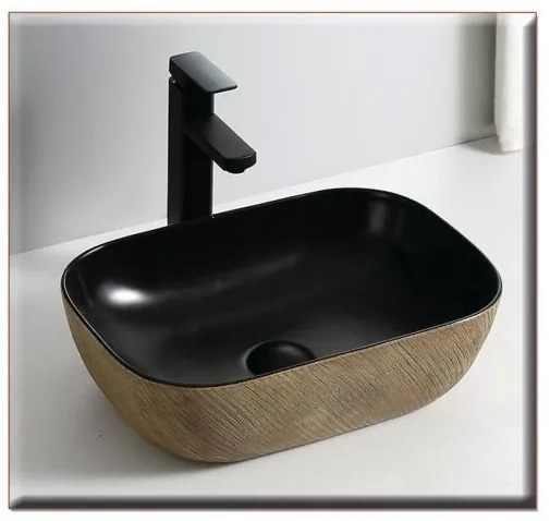 LEVIDI  ΝΙΠΤΗΡΑΣ460*335*140 BEIGE PATTERN BLACK MAT-72-2030