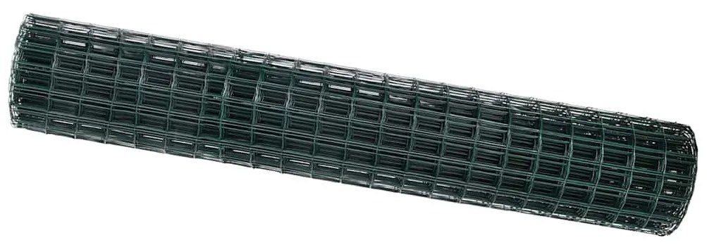 vidaXL Φράχτης Εuro Πράσινο 1.6 x 10 m Σίδηρος με επικάλυψη PVC
