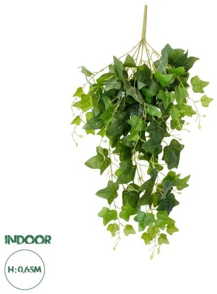 Artificial Garden IVY HANGING BRANCH 20253 Τεχνητό Διακοσμητικό Κρεμαστό Φυτό Κισσός Υ130cm Globostar 20253