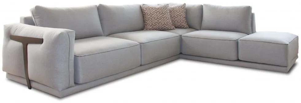 Γωνιακός καναπές Star 300x240x100cm Γκρι - Δεξιά Γωνία - ARSO4569