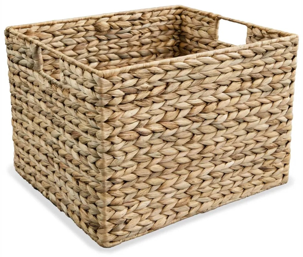 vidaXL Σετ Καλάθια Αποθήκευσης 3 Τεμαχίων από Υάκινθο του Νερού