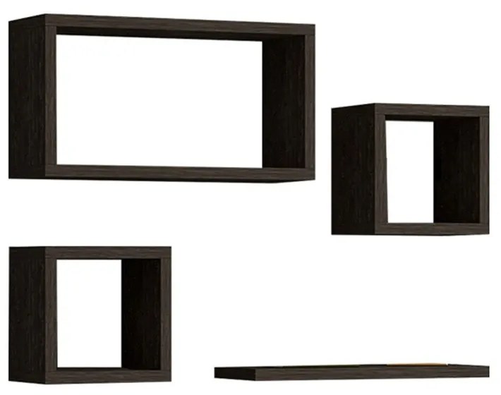Ραφιέρα Τοίχου Babine 84x15x44cm Anthracite