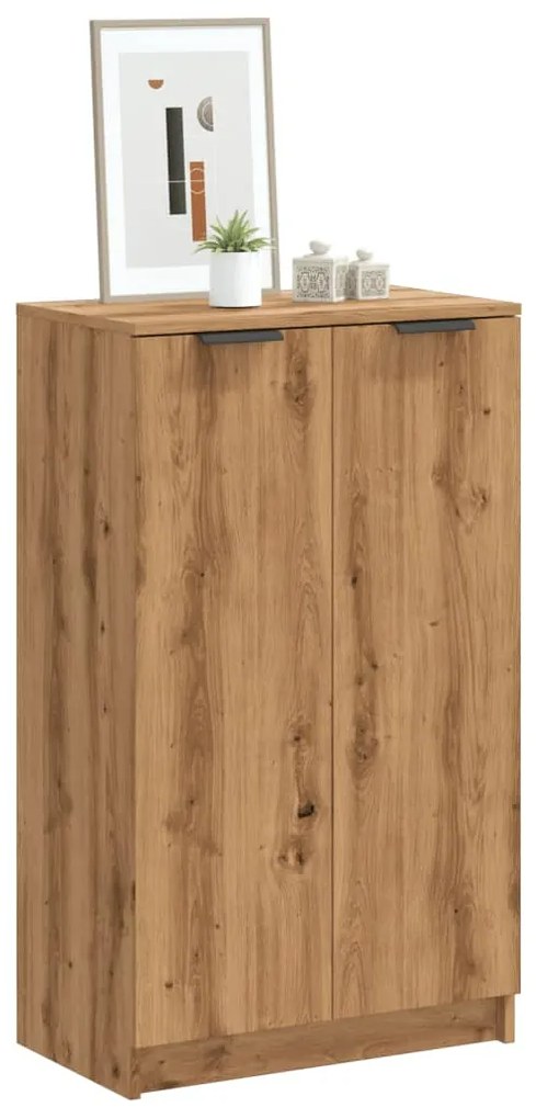 Παπουτσοθήκη Αρτισιανή Δρυς 59x35x100,5 εκ. Επεξ. Ξύλο