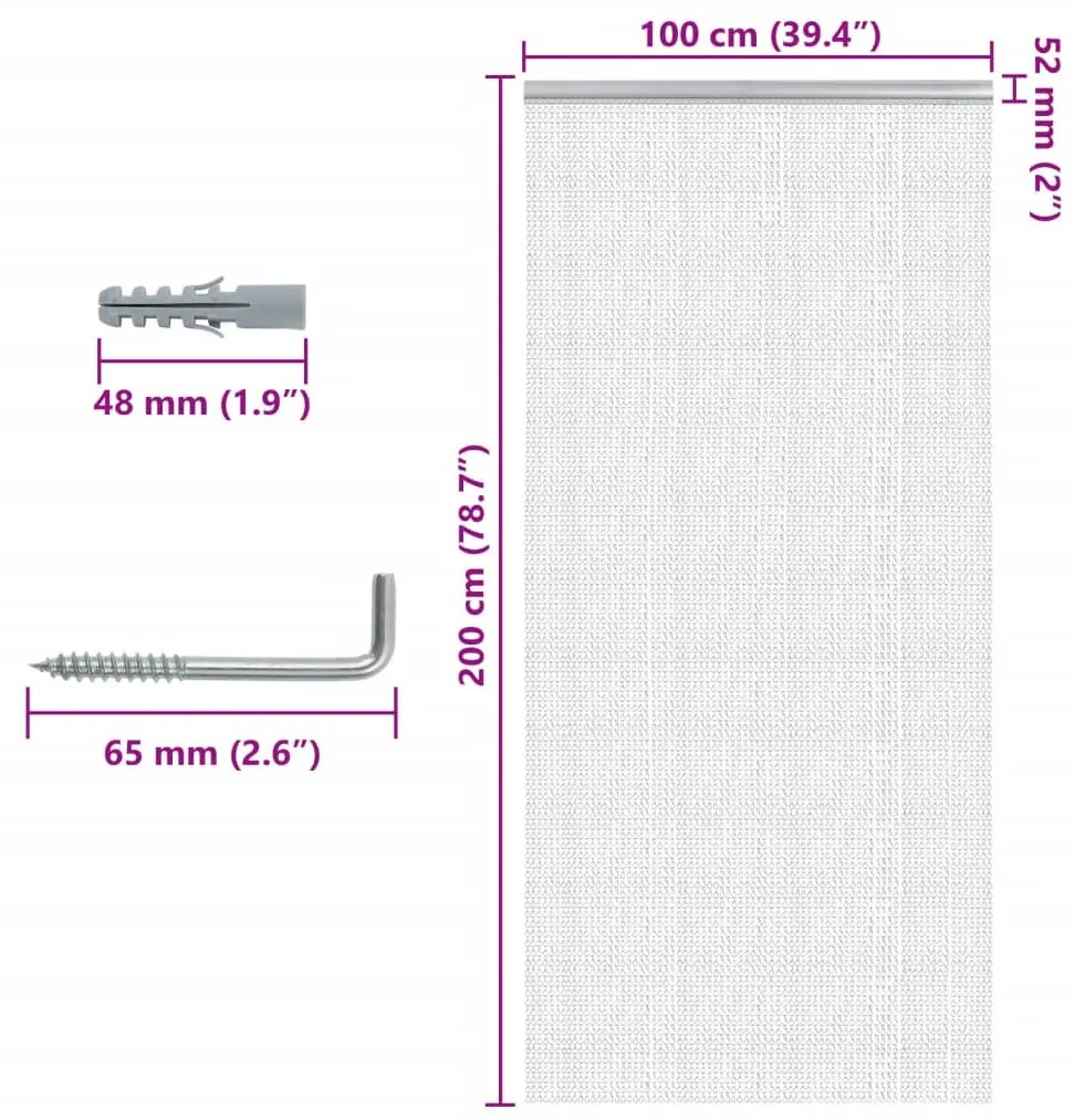 ΣΗΤΑ ΠΟΡΤΑΣ ΑΛΥΣΙΔΩΤΗ 100X200 ΕΚ. ΑΠΟ ΑΛΟΥΜΙΝΙΟ 4010014