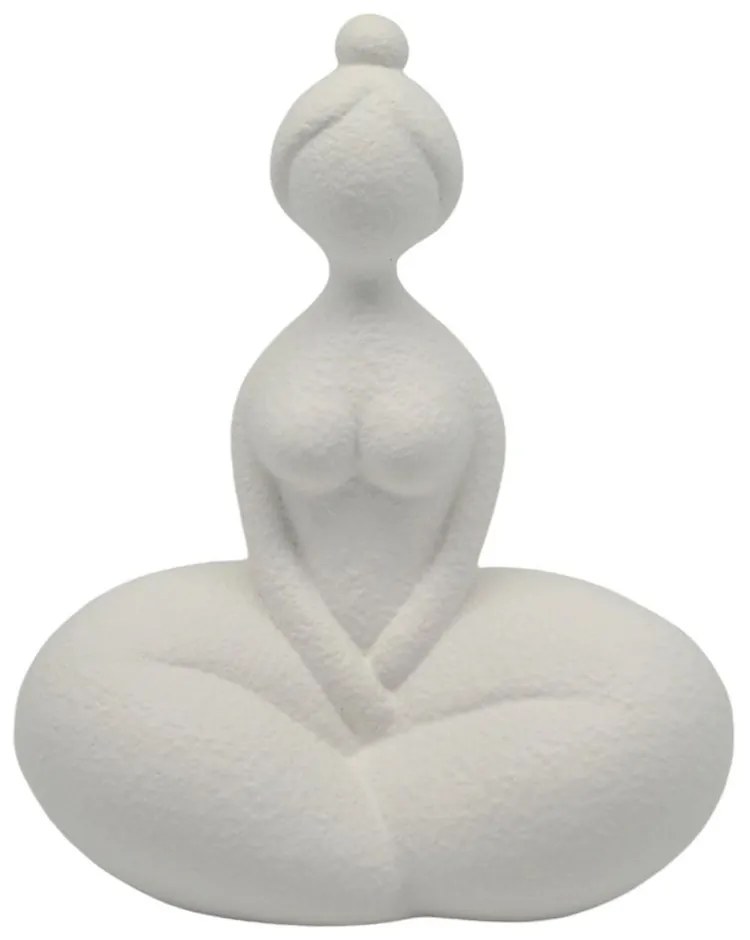 Διακοσμητική Φιγούρα 842988 15,8x10,5x19,5cm White Mat Ankor Ceramic