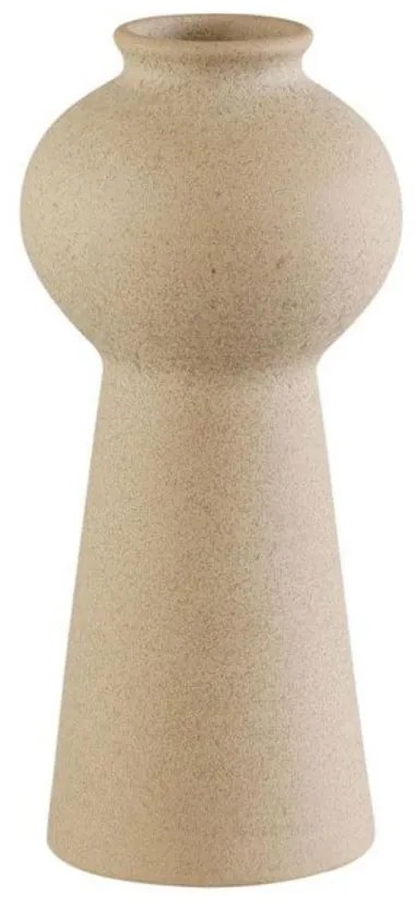 Βάζο Κεραμικό Palma AH-AX74142 30cm Beige Andrea House Ceramic