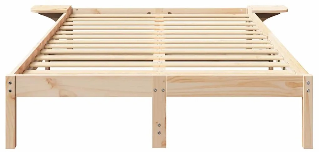 vidaXL Σκελετός Κρεβατιού Καφέ 120 x 200 cm Καφέ