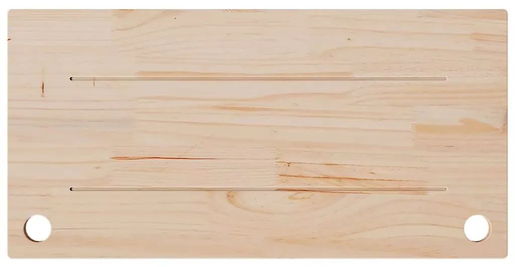 vidaXL Επιφάνεια Γραφείου 80 x 40 x 2,5 εκ. από Μασίφ Ξύλο Πεύκου