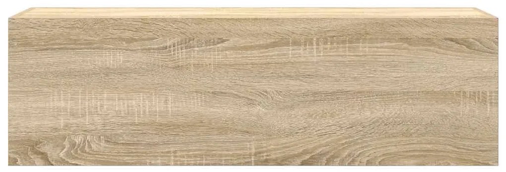 vidaXL Ντουλάπι τοίχου μπάνιου Sonoma Oak 100x25x30 cm