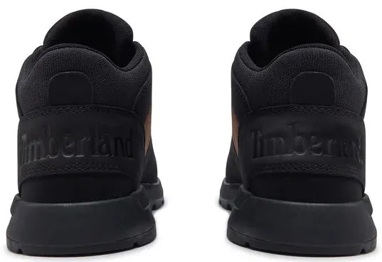 Παιδικά Μποτάκια Timberland Sprint Trekker Mid Lace Up Nubuck Black/Wheat