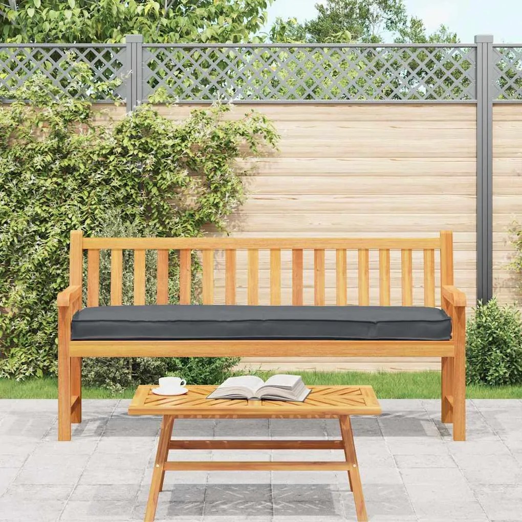 vidaXL Μαξιλάρι παλέτας Ανθρακί 180 x 40 x 8 εκ. Ύφασμα Oxford