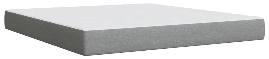 ΚΡΕΒΑΤΙ BOXSPRING ΜΕ ΣΤΡΩΜΑ ΑΝΟΙΧΤΟ ΓΚΡΙ 180X200 ΕΚ. ΥΦΑΣΜΑΤΙΝΟ 3293666