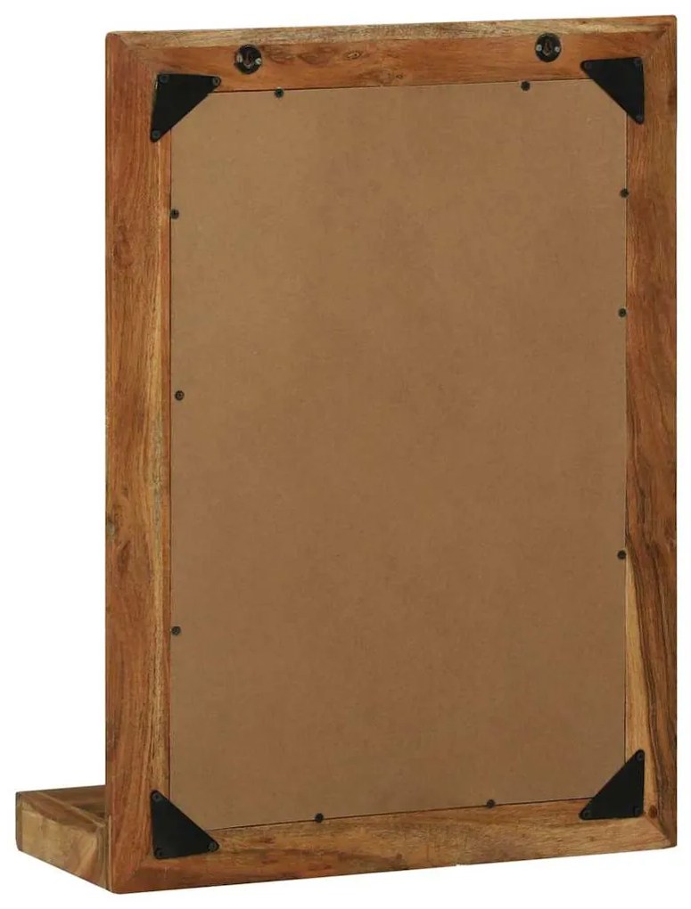 vidaXL Καθρέφτης Μπάνιου 50x22x70 εκ. Μασίφ Ξύλο Ακακίας