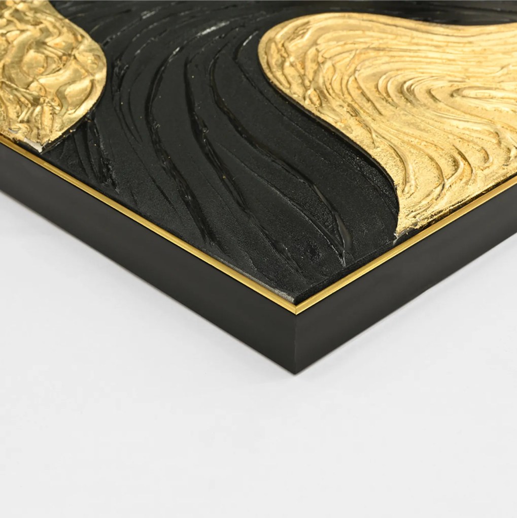 Πίνακας Τοίχου 3D Sediment Κορνίζα Μπεζ-Χειροποίητα Σχέδια 62x4,5x92Yεκ.