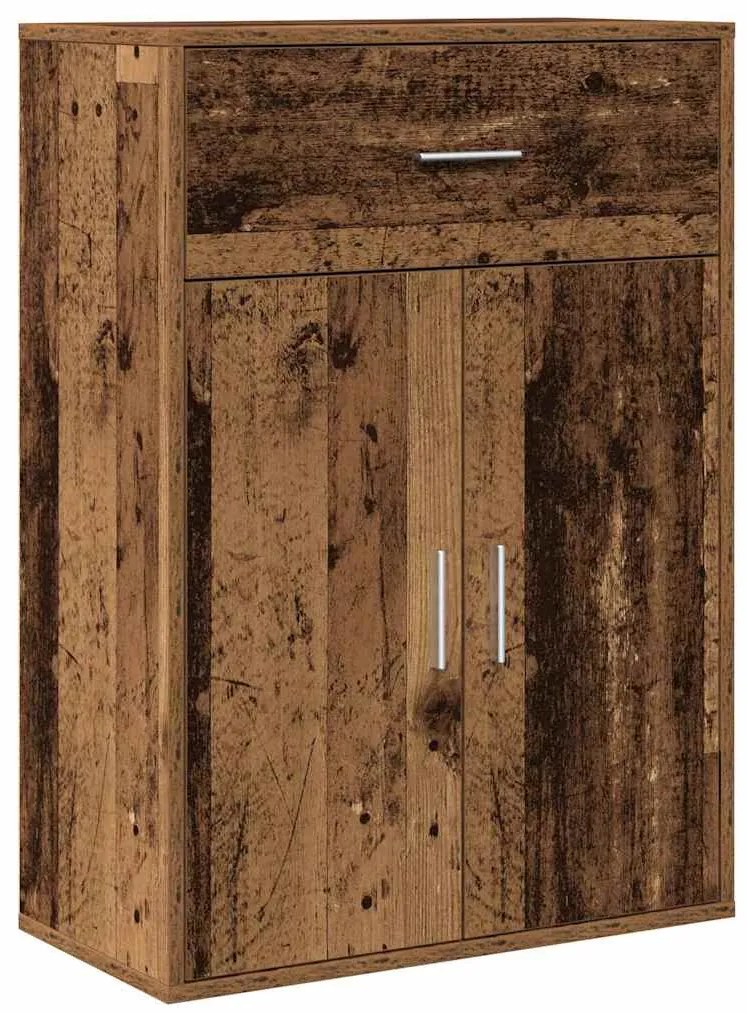 vidaXL Πλαϊνό γραφείο Παλαιό ξύλο 79 x 38 x 80 εκ. Επεξεργασμένο ξύλο