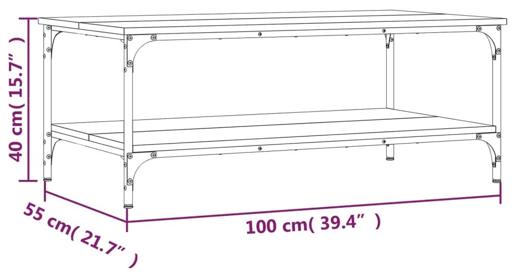 ΤΡΑΠΕΖΑΚΙ ΣΑΛΟΝΙΟΥ ΚΑΠΝΙΣΤΗ ΔΡΥΣ 100X55X40 ΕΚ. ΕΠΕΞΕΡΓ. ΞΥΛΟ 832835