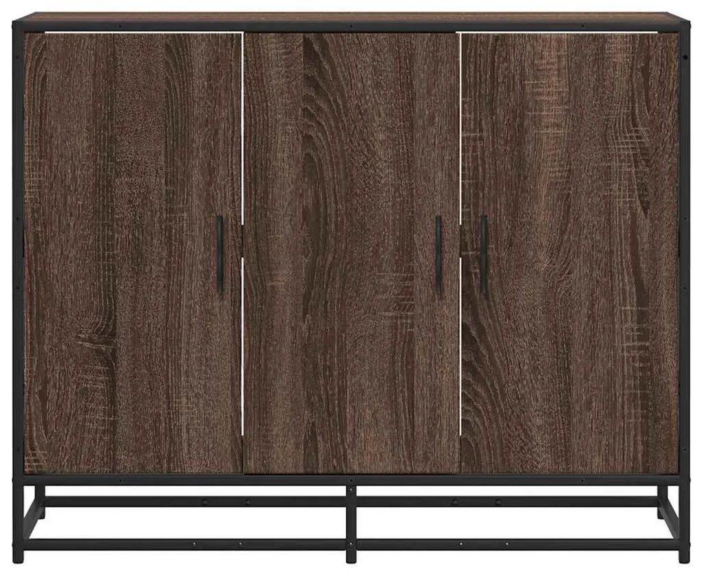 vidaXL Sideboard καφέ δρυς 94x35x76 cm Κατασκευασμένο ξύλο