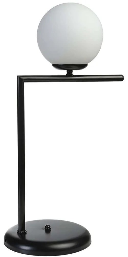Φωτιστικό Επιτραπέζιο Araz 534LUN5123 20x57cm 1xE27 40W Black-White Opviq