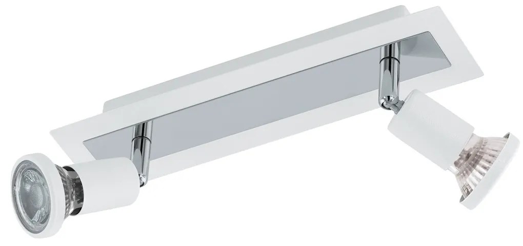 Φωτιστικό Σποτ Eglo 94959 SARRIA Λευκό (White)|Χρώμιο (Chrome) 3000K