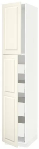 METOD/MAXIMERA ψηλό ντουλάπι με 2 πόρτες/4 συρτάρια, 40x60x220 cm 294.566.26