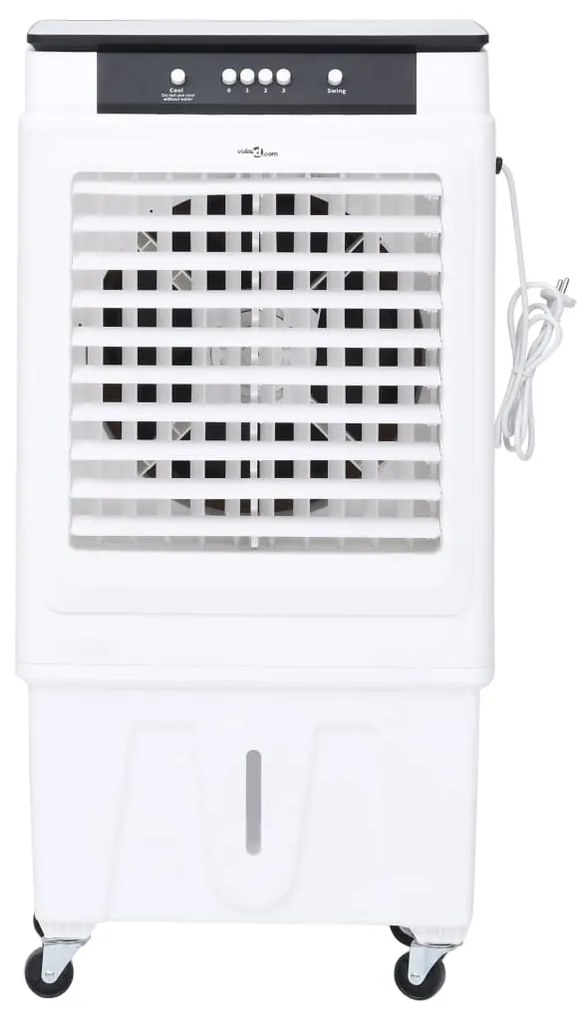 vidaXL Air Cooler Φορητό 3 σε 1 Ασπρόμαυρο 480 x 340 x 980 εκ. 80 W