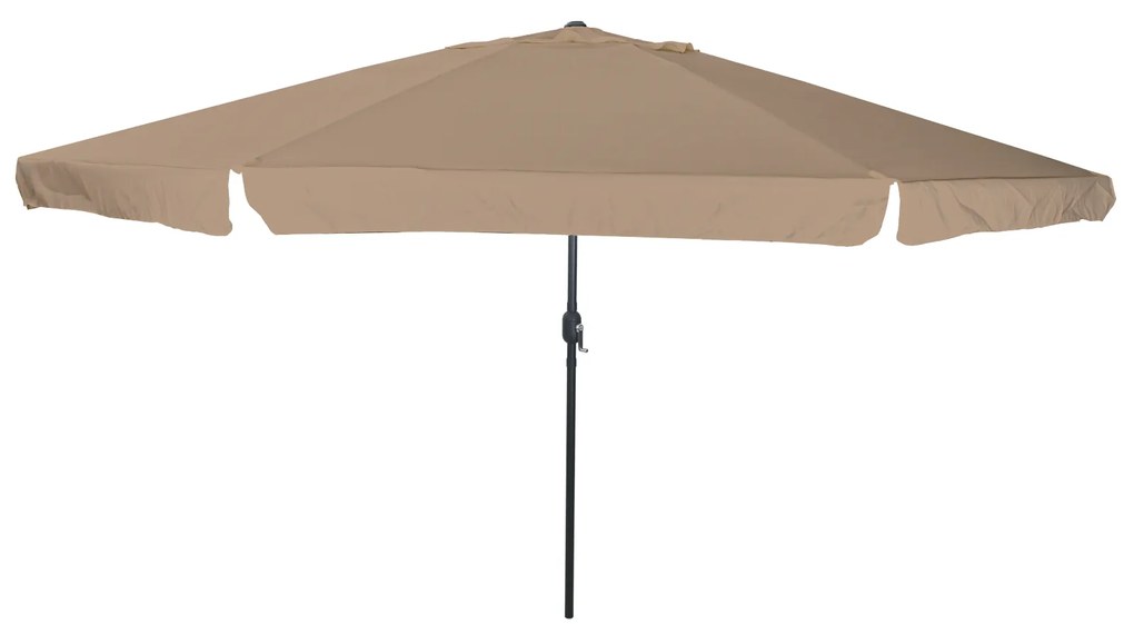 vidaXL Ομπρέλα Κήπου ø395x245 cm Ταουπέ
