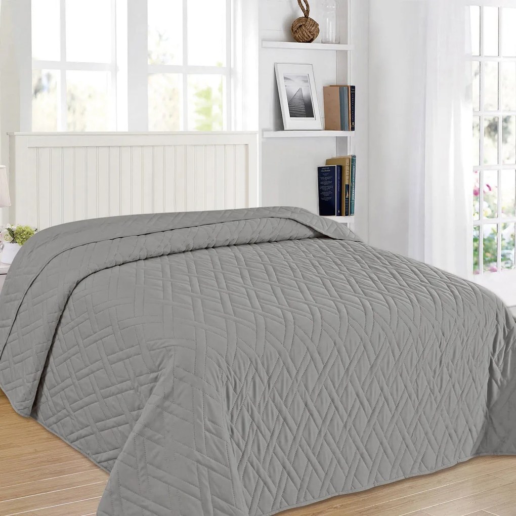 Κουβερλί King Size (240x260) AdamHome Armonia Grey