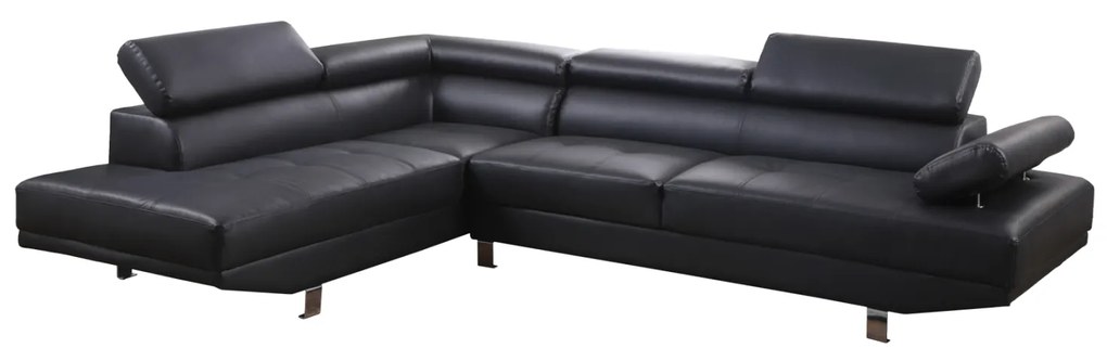 ΚΑΝΑΠΕΣ ΓΩΝΙΑ ΑΡΙΣΤΕΡΗ FB93084.02L ΑΠΟ ΜΑΥΡΟ PU 270x200x87Υεκ 0516408