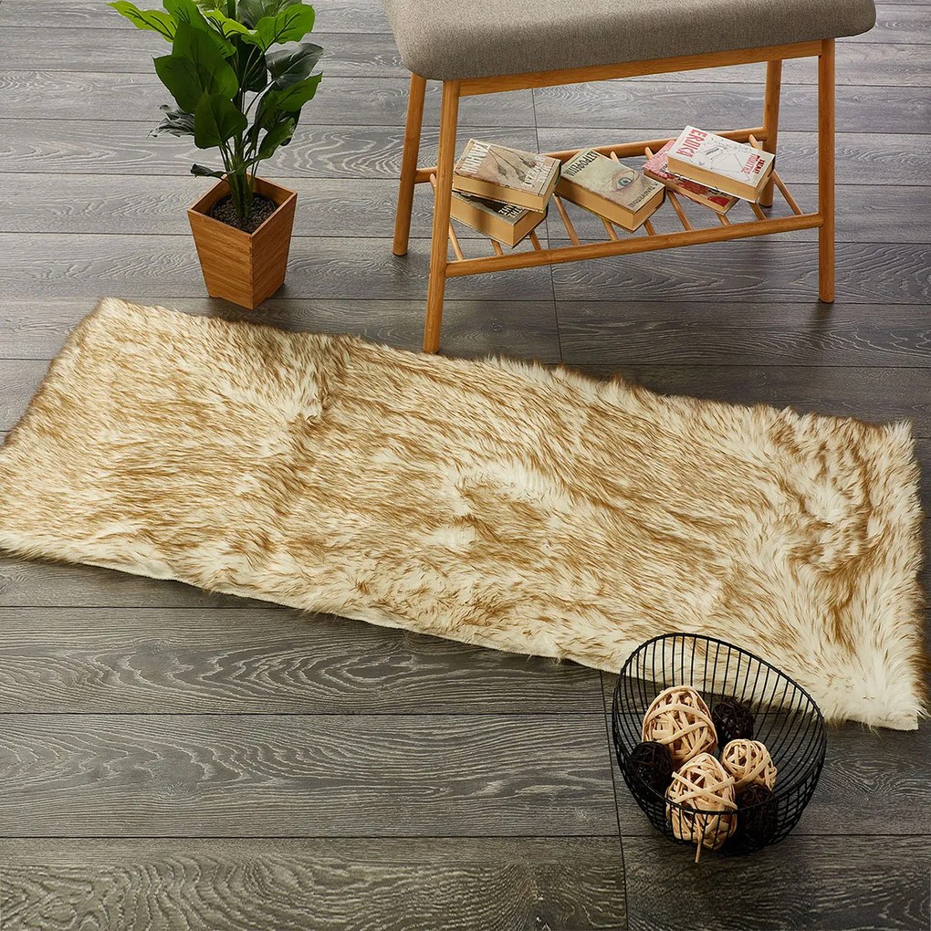 Γούνινο Χαλί (120x150) Whitegg Pat30-1