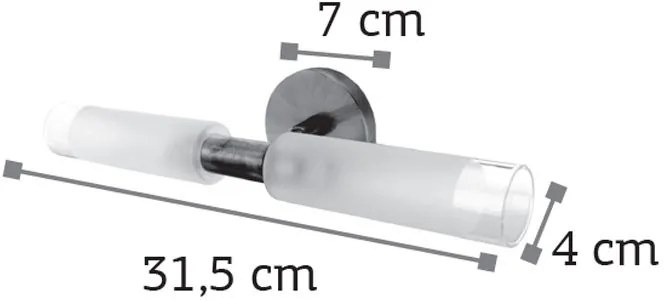 Απλίκα τοίχου InLight 1039-Μπρονζέ