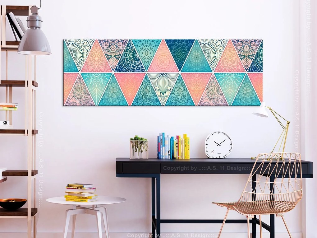 Πίνακας - Oriental Triangles (1 Part) Narrow 120x40