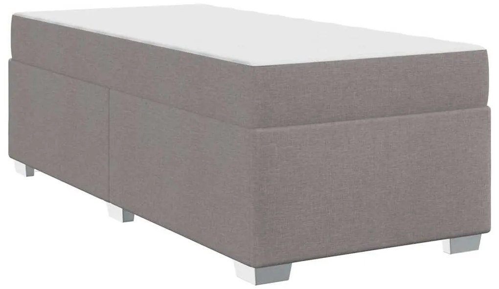 vidaXL Σκελετός Κρεβατιού Άλλο Taupe 80 x 200 cm ύφασμα