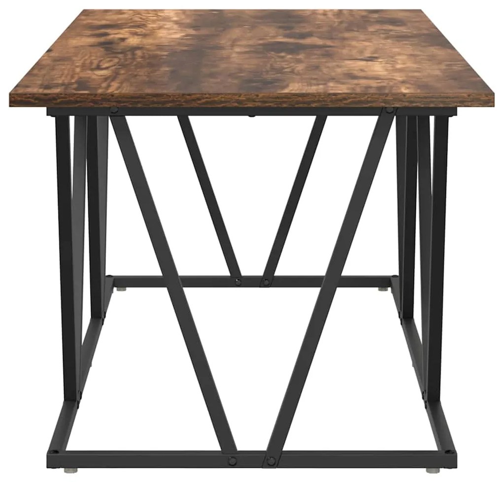 vidaXL Τραπεζάκι σαλονιού Καπνιστή δρυς 100 x 50 x 40 cm