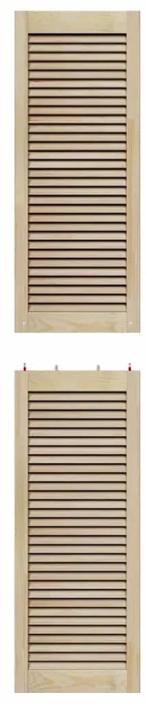 vidaXL Πόρτα Ντουλάπας Φυσικό 140.5 x 2.1 x 49.5 cm Μασίφ ξύλο πεύκου