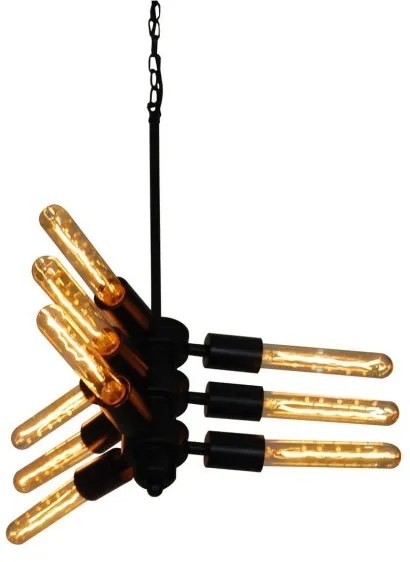 Κρεμαστό Φωτιστικό Οροφής Μαύρο HELIX 77-3202 Homelighting-77-3202-Μαύρο 77-3202