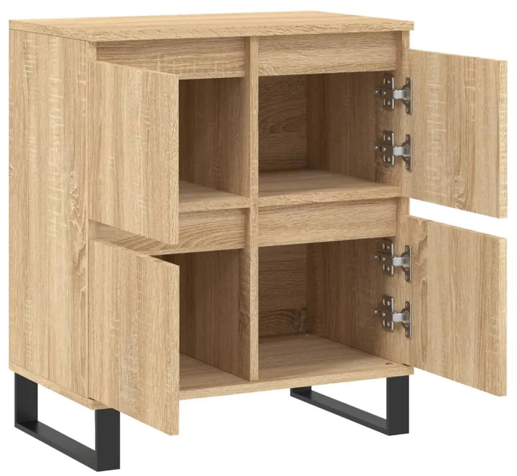 vidaXL Συρταριέρα Sonoma Δρυς 60x35x70 εκ. Επεξεργασμένο Ξύλο