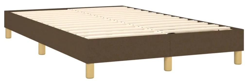 ΚΡΕΒΑΤΙ BOXSPRING ΜΕ ΣΤΡΩΜΑ ΣΚΟΥΡΟ ΚΑΦΕ 120X200 ΕΚ. ΥΦΑΣΜΑΤΙΝΟ 3140844