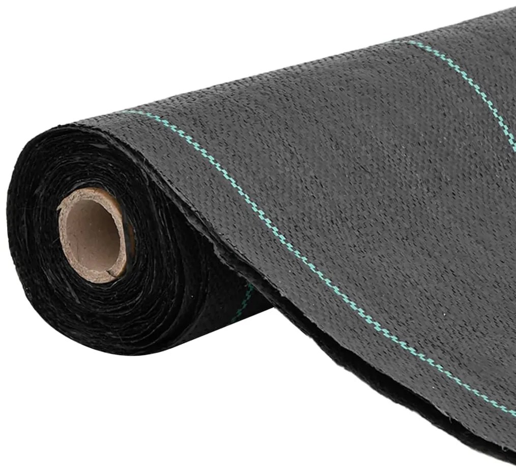 vidaXL Μεμβράνη Αντιβακτηριδιακής Προστασίας Μαύρη 0,5x100 μ. PP